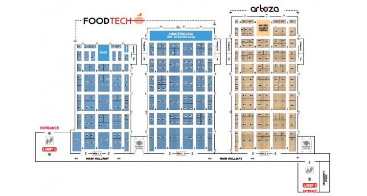 Food Tech-Exhibition-floor plan