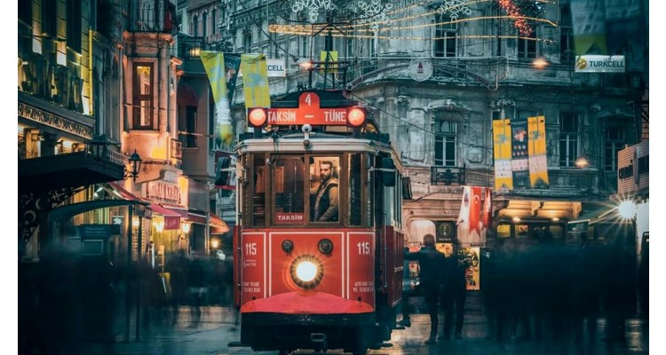 Istanbul-Turkey-tram-Taxim
