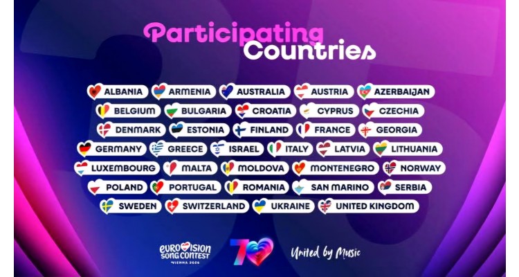 Eurovision2026-χώρες