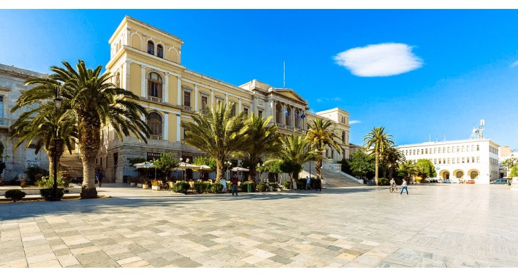 Syros-island-Ermoupolis-town hall