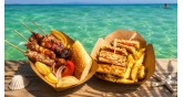 Trani Ammouda 'da Plaj Barı -  Halkidiki - atıştırmalıklar