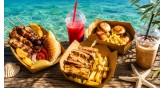 Trani Ammouda 'da Plaj Barı -  Halkidiki - atıştırmalıklar